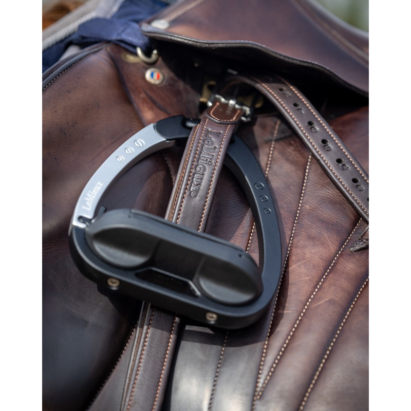 LeMieux Vector Stirrup Leathers - Brown-1