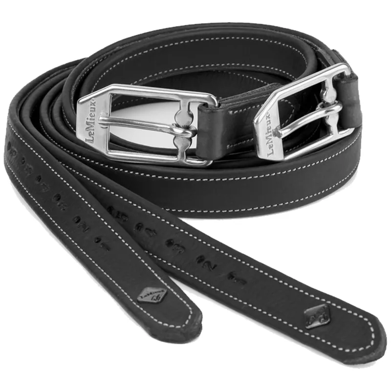LeMieux Vector Stirrup Leathers - Black