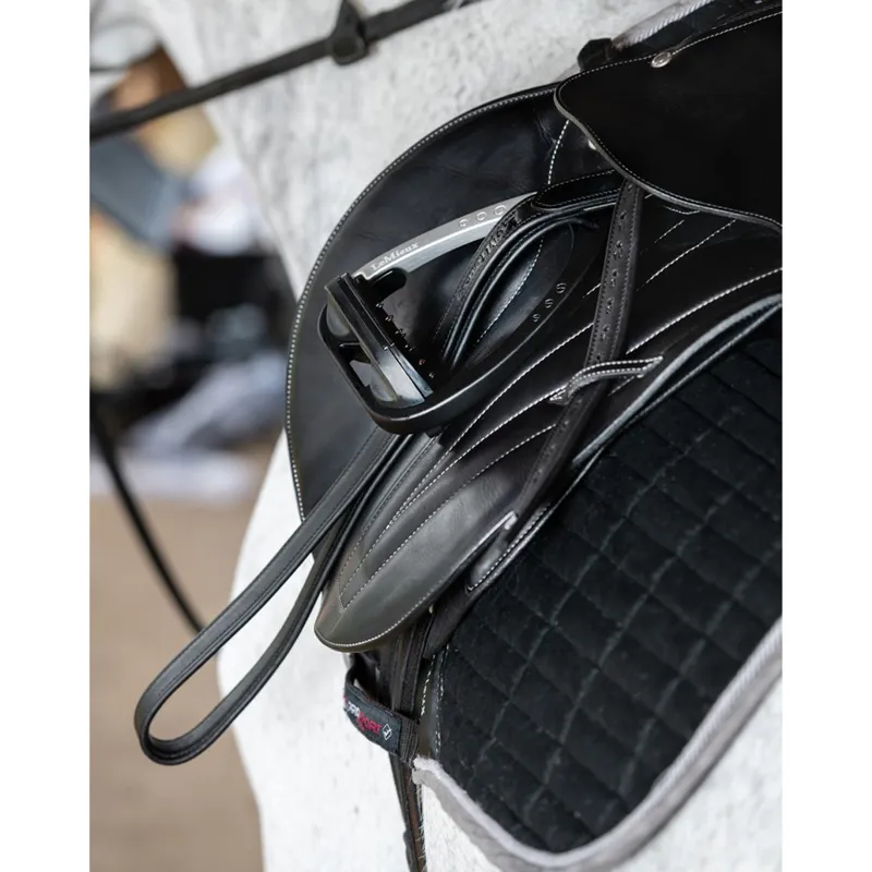 LeMieux Vector Stirrup Leathers - Black-1