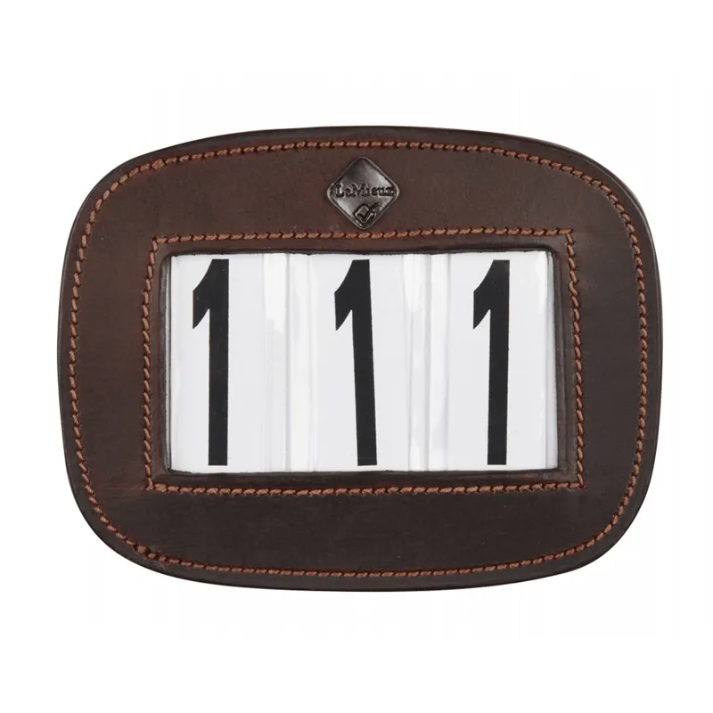 LeMieux Bridle Number Holder - Distressed Brown