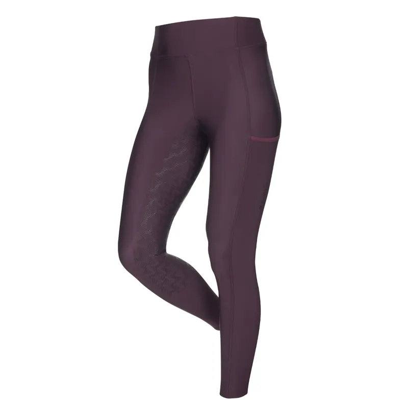 LeMieux Summer ActiveWear Pull On Breeches - Aubergine
