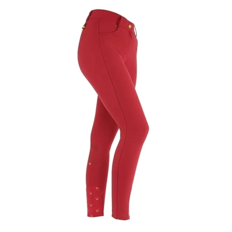 Aubrion Liberty Maids Breeches - Red