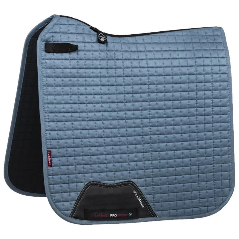 LeMieux Suede Dressage Square - Ice Blue
