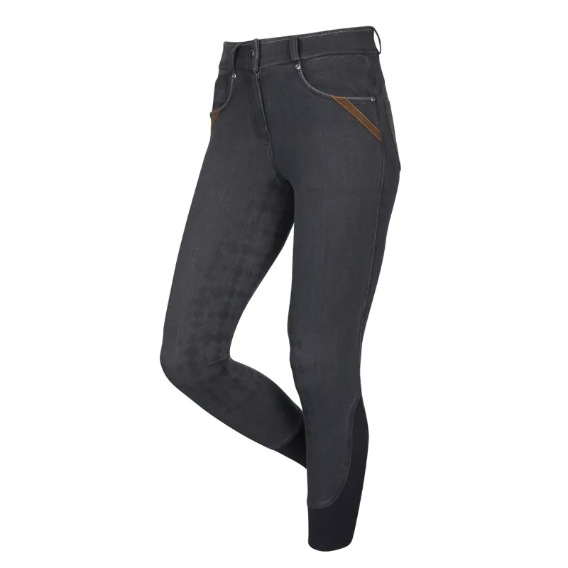 My LeMieux Denim Breeches - Carbon Grey 