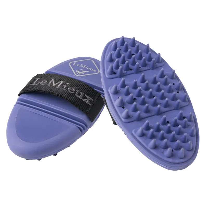 LeMieux Flexi Massage Brush - Bluebell 