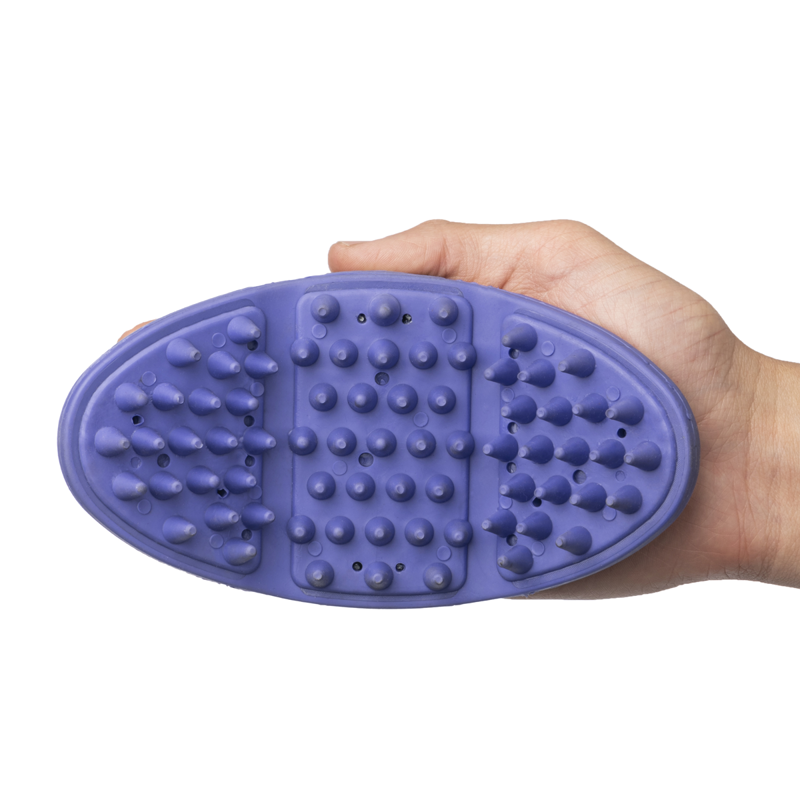 LeMieux Flexi Massage Brush - Bluebell -3