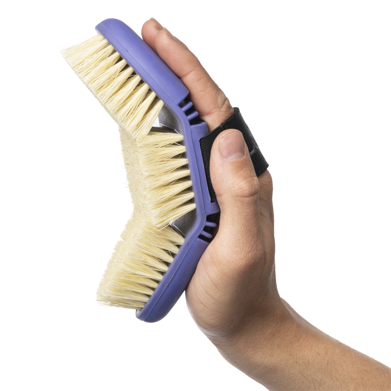 LeMieux Flexi Scrubbing Brush - Bluebell -1