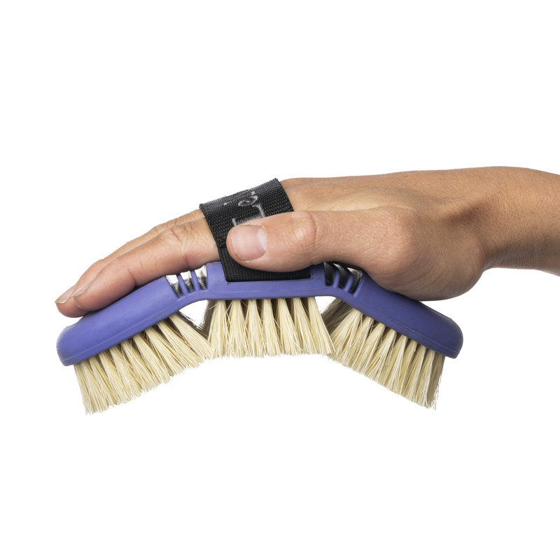 LeMieux Flexi Scrubbing Brush - Bluebell -2