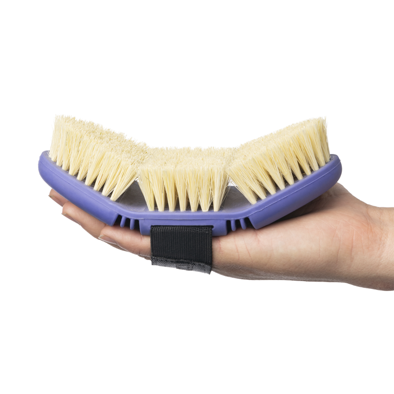 LeMieux Flexi Scrubbing Brush - Bluebell -4
