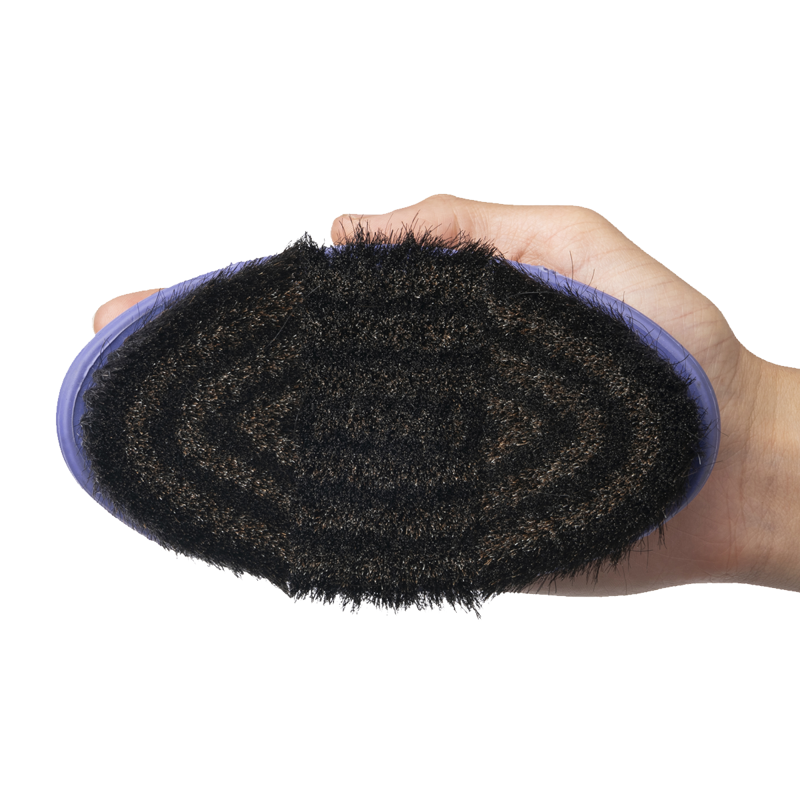 LeMieux Flexi Horse Hair Body Brush - Bluebell -3