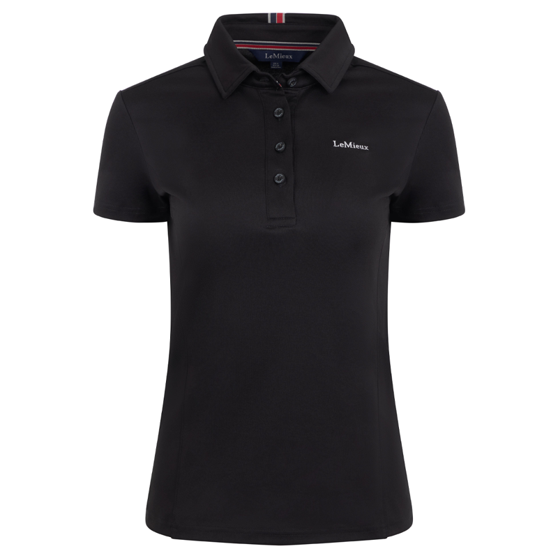 LeMieux Elite Ladies Polo Shirt - Black-2