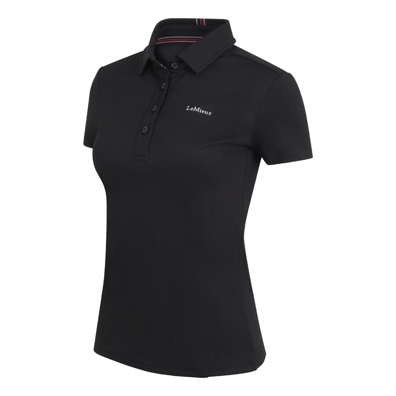 LeMieux Elite Ladies Polo Shirt - Black-1