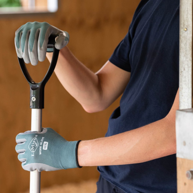 LeMieux Work Gloves - Sage-2