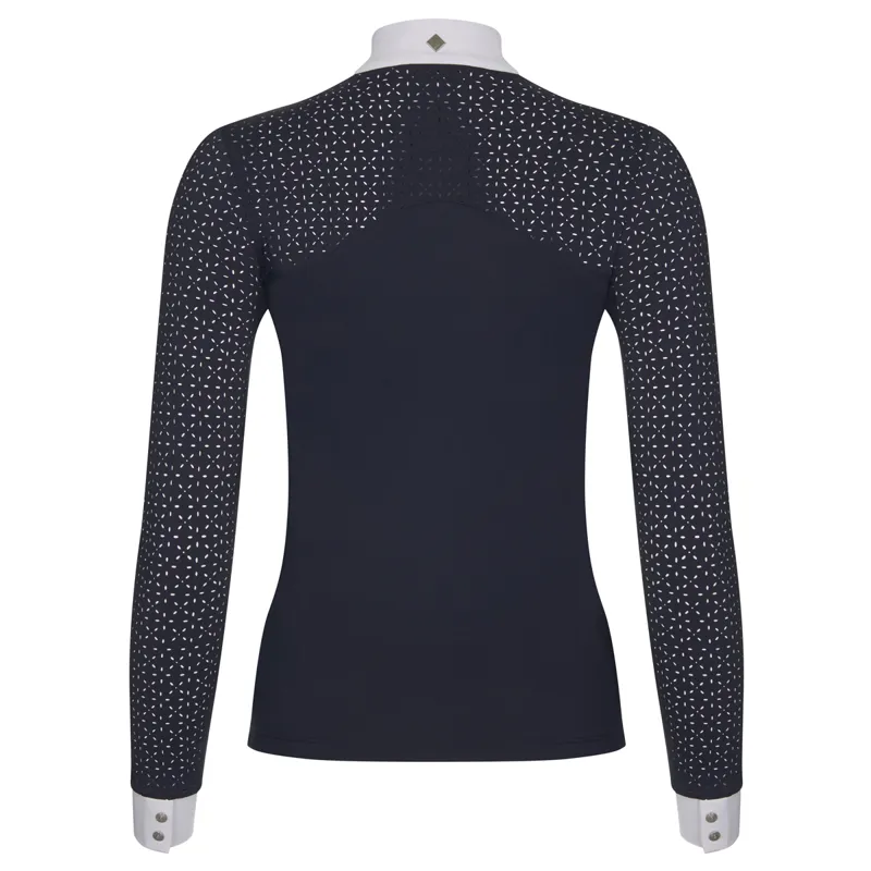 LeMieux Olivia Show Shirt Long Sleeve - Navy -3
