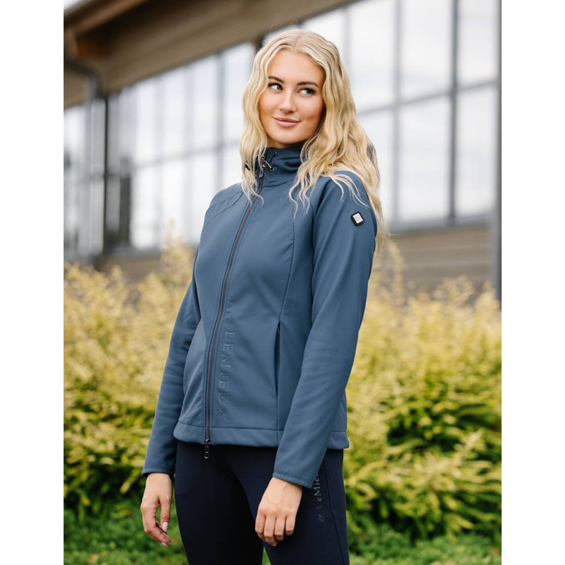 LeMieux Charlotte Soft Shell Jacket - Atlantic-5