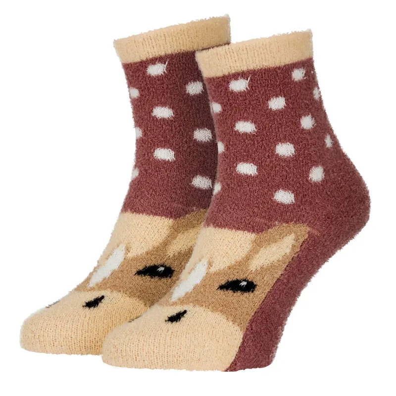 LeMieux Mini Fluffy Character Socks - Orchid