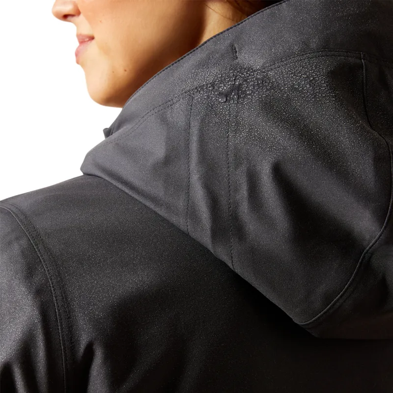 Ariat Women's Tempest Waterproof Insulated Parka - Ebony-3