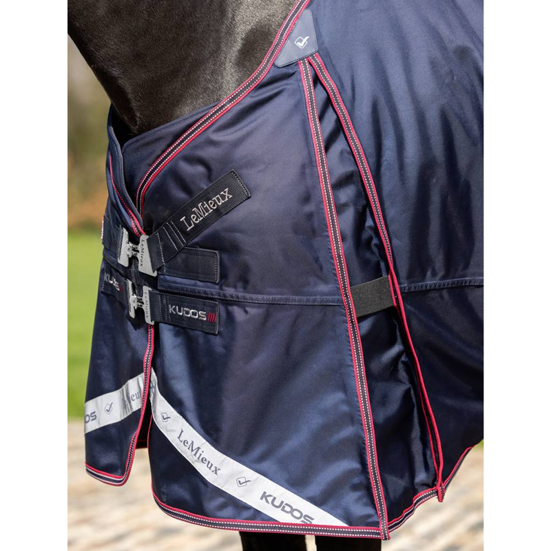 LeMieux Kudos Thermo Layer Turnout Rug 100g - Navy-3