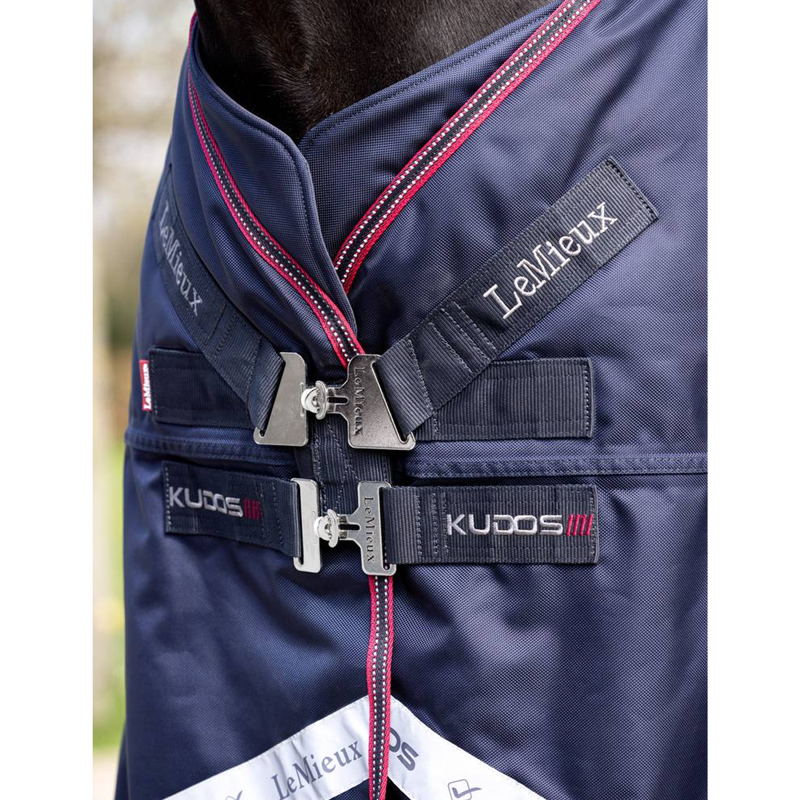 LeMieux Kudos Thermo Layer Turnout Rug 100g - Navy-4