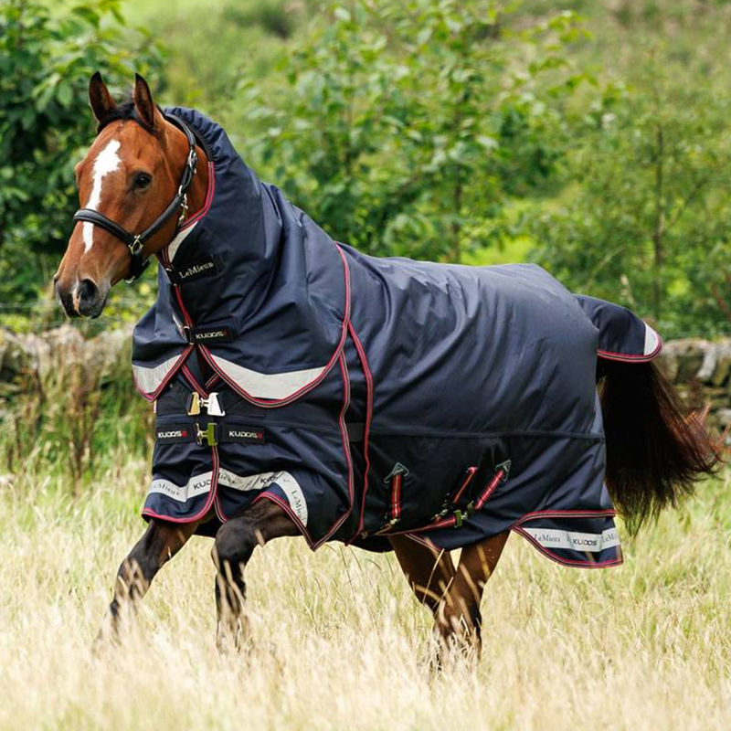 LeMieux Kudos Thermo Layer Turnout Rug 300g - Navy-1