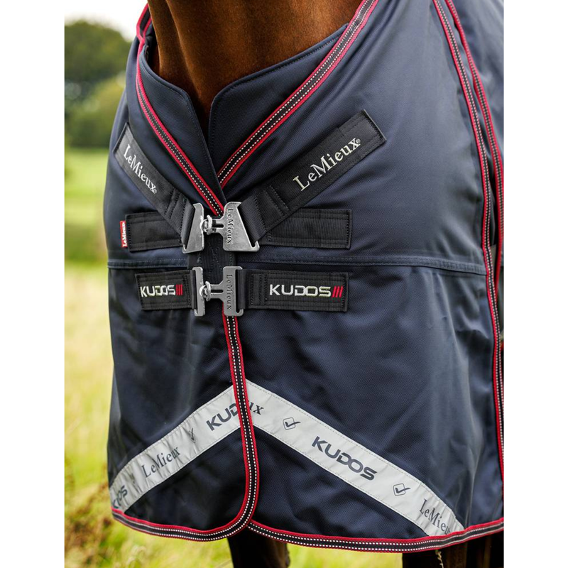 LeMieux Kudos Thermo Layer Turnout Rug 300g - Navy-4