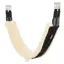 LeMieux Fleece Lined Anatomic Girth - Black/Natural