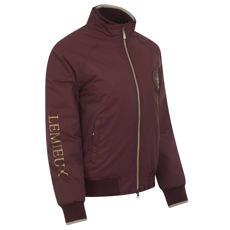 LeMieux Ladies Elite Crew Jacket - Burgundy-1