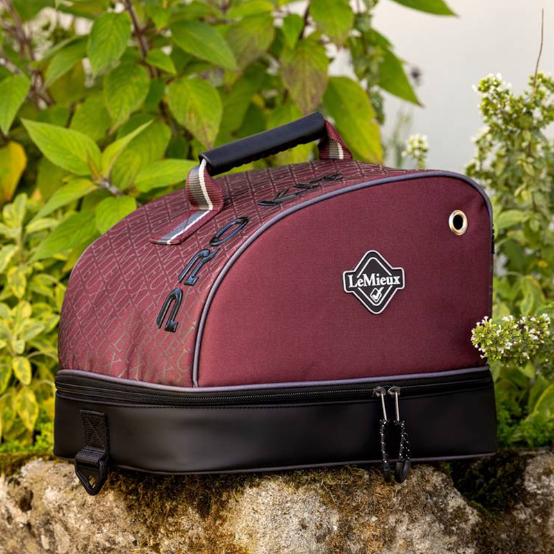 LeMieux Elite Pro Hat Box - Burgundy-1