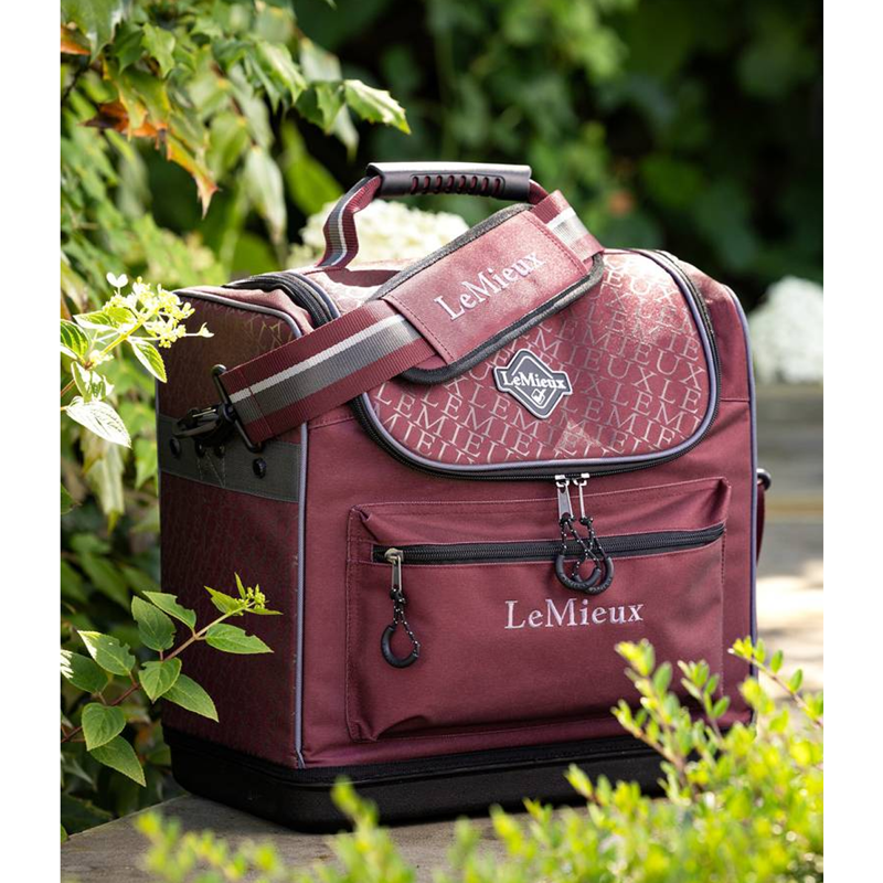 LeMieux Elite Pro Grooming Bag - Burgundy-1