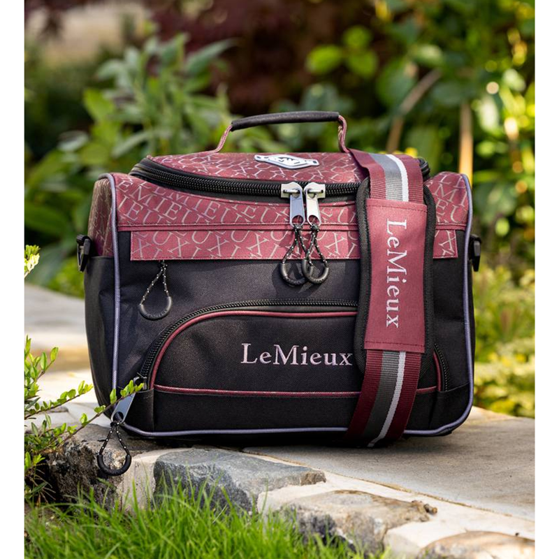 LeMieux Elite ProKit Lite Grooming Bag - Burgundy-1