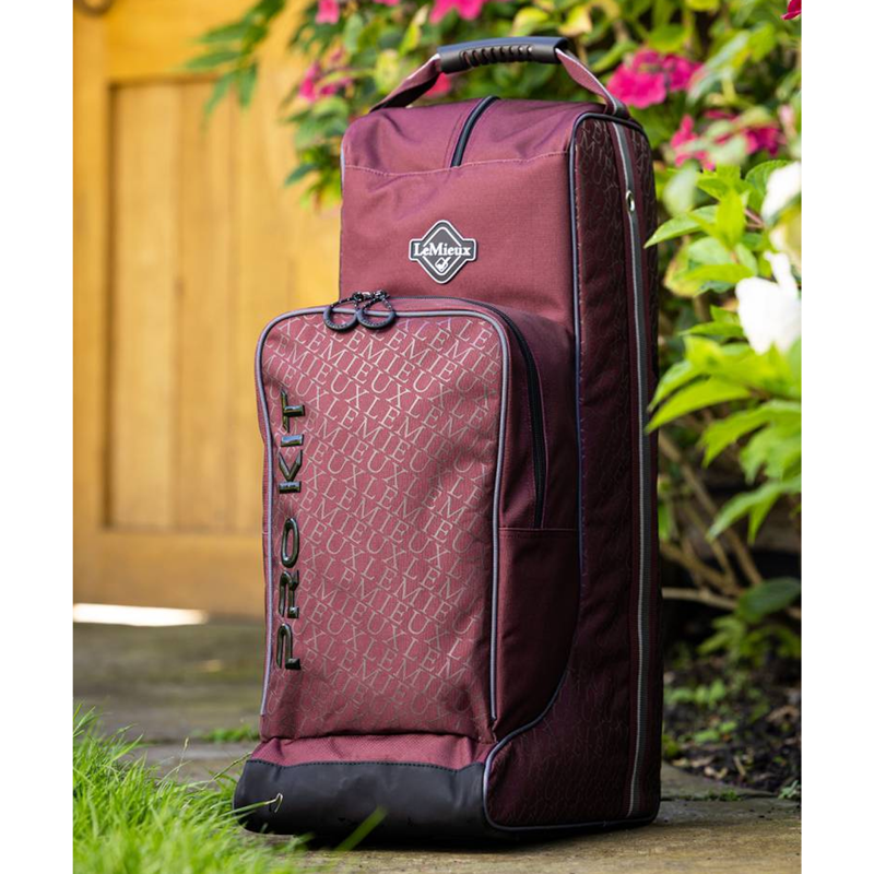 LeMieux Elite Pro Boot And Hat Bag - Burgundy-1