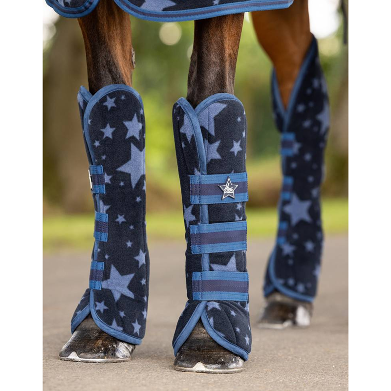 LeMieux Pony Fleece Travel Wraps - Atlantic-1