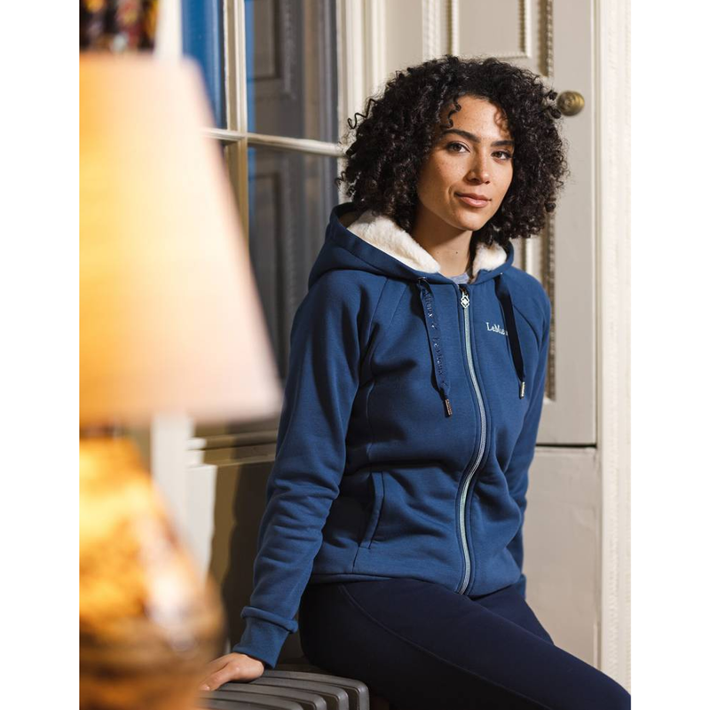 LeMieux Sherpa Lined Hoodie - Atlantic-3