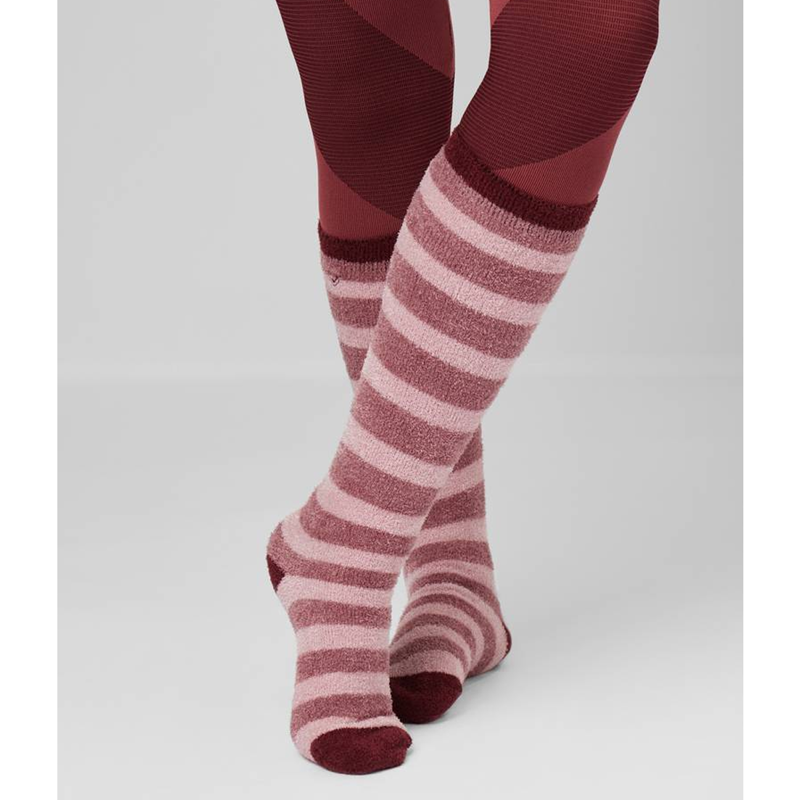 LeMieux Adults Sophie Stripe Fluffies - Orchid-1