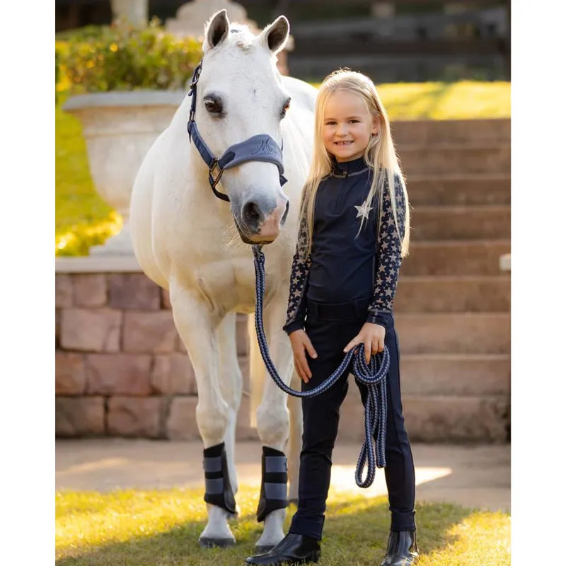 LeMieux Mini Reflective Base Layer - Indigo-3