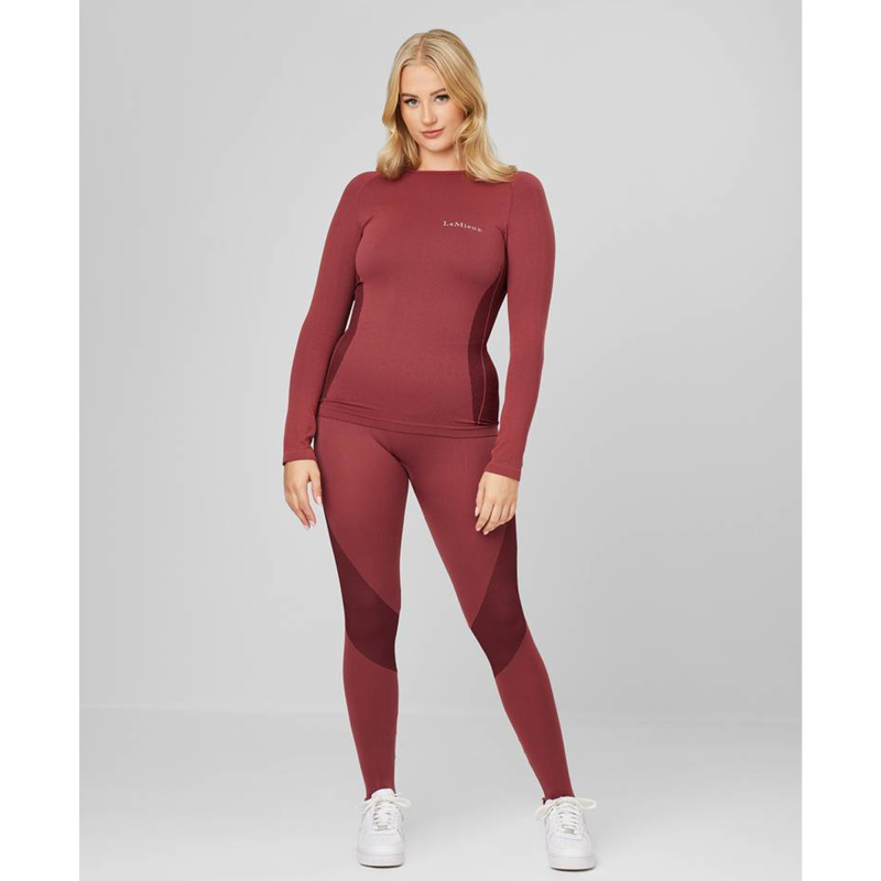 LeMieux Thermal Leggings - Orchid-2