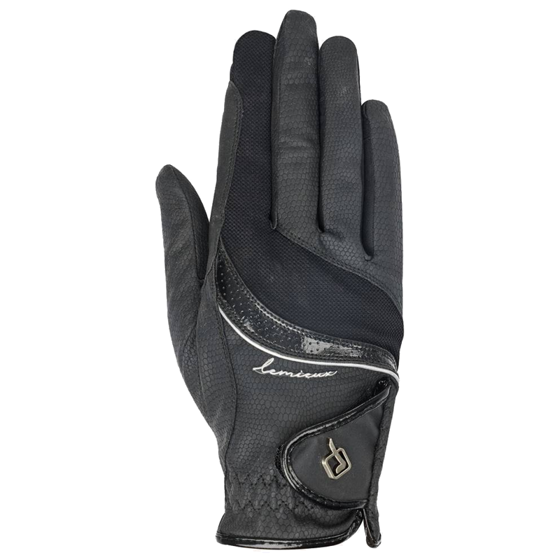 LeMieux Competition Gloves - Black-1