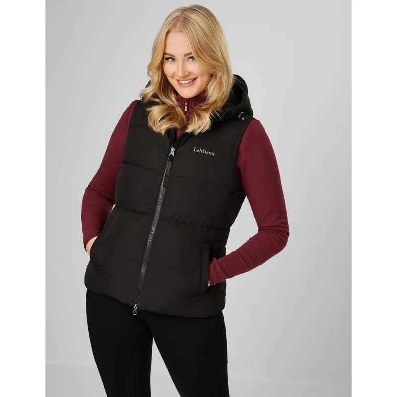 LeMieux Kenza Puffer Gilet - Black-3
