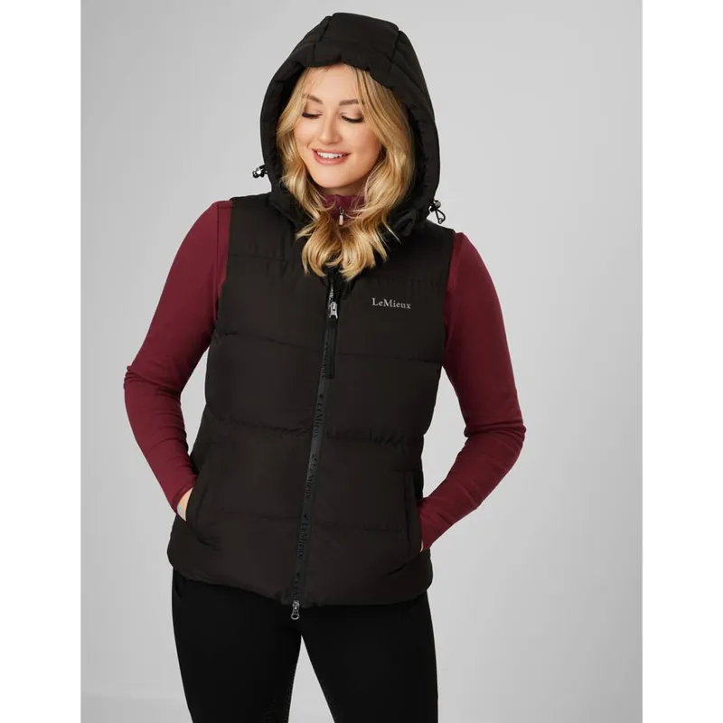 LeMieux Kenza Puffer Gilet - Black-4