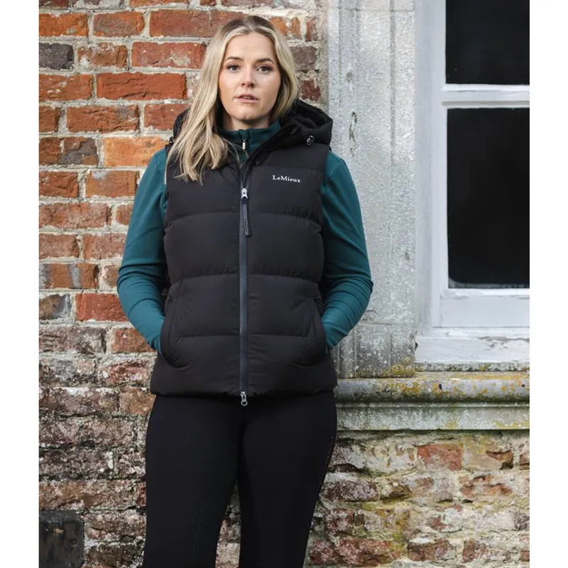 LeMieux Kenza Puffer Gilet - Black-6