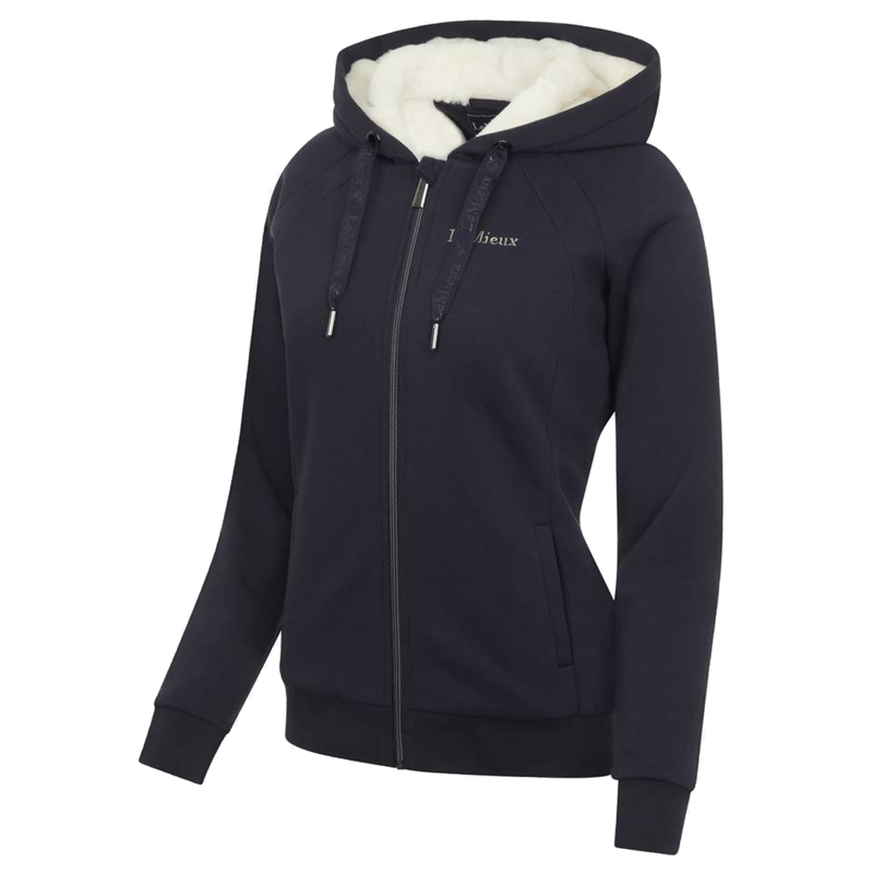 LeMieux Sherpa Lined Hoodie - Navy-2