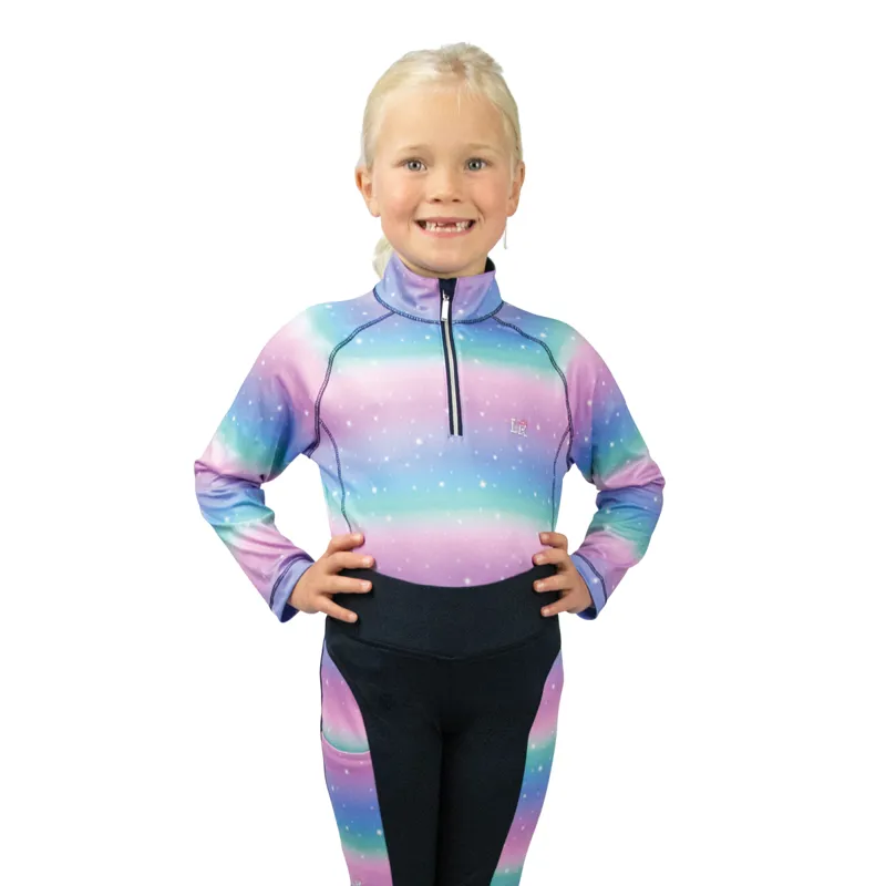 Little Rider Dazzling Night Base Layer - Navy/Prismatic