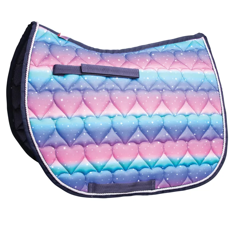 Little Rider Dazzling Night Saddle Pad - Navy/Prismatic
