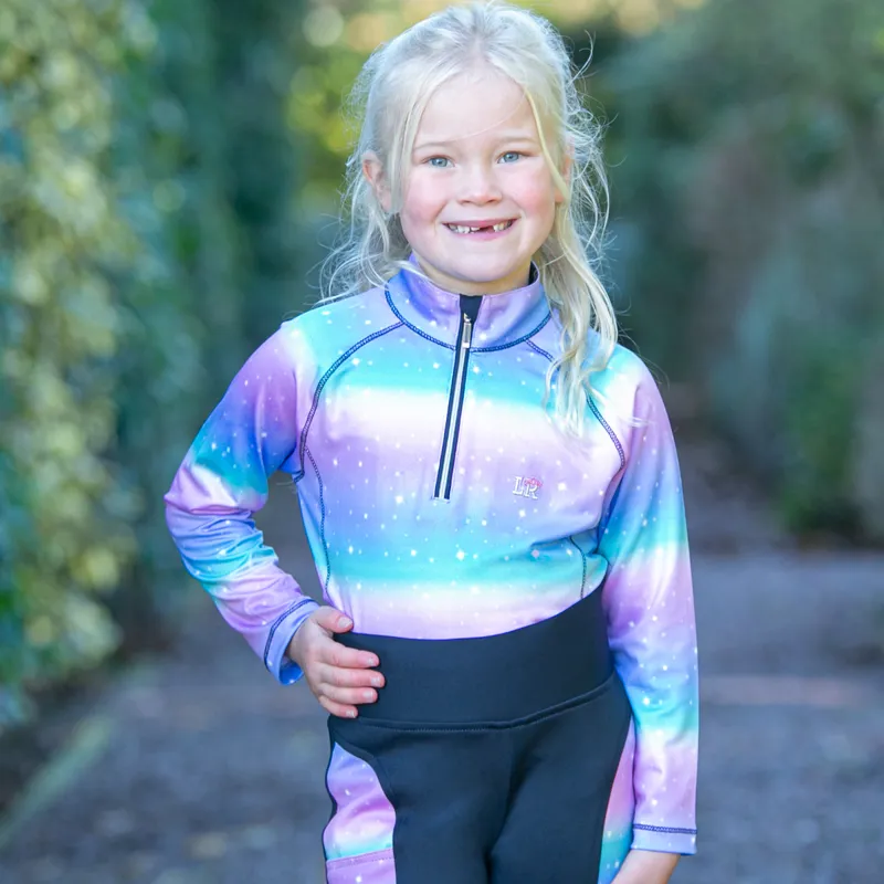 Little Rider Dazzling Night Base Layer - Navy/Prismatic-1