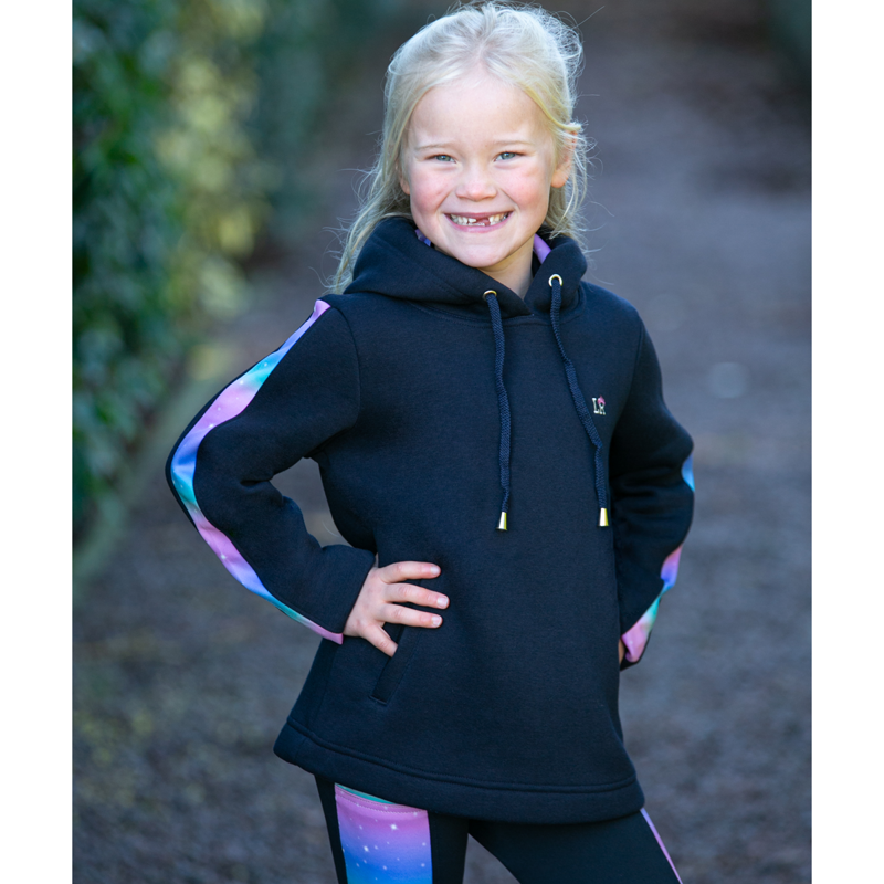 Little Rider Dazzling Night Hoodie - Navy/Prismatic-2