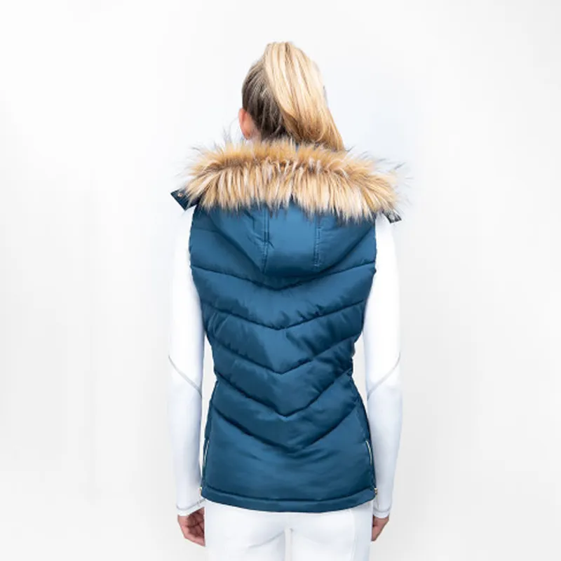 Coldstream Leitholm Quilted Gilet - Cool Slate Blue-1