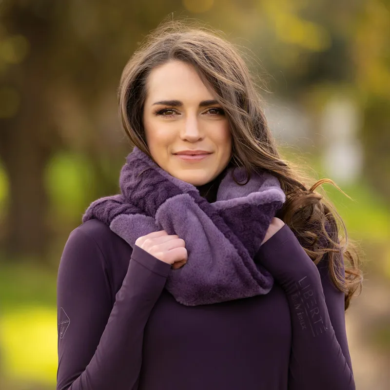 LeMieux Cable Knit Snood - Fig-1