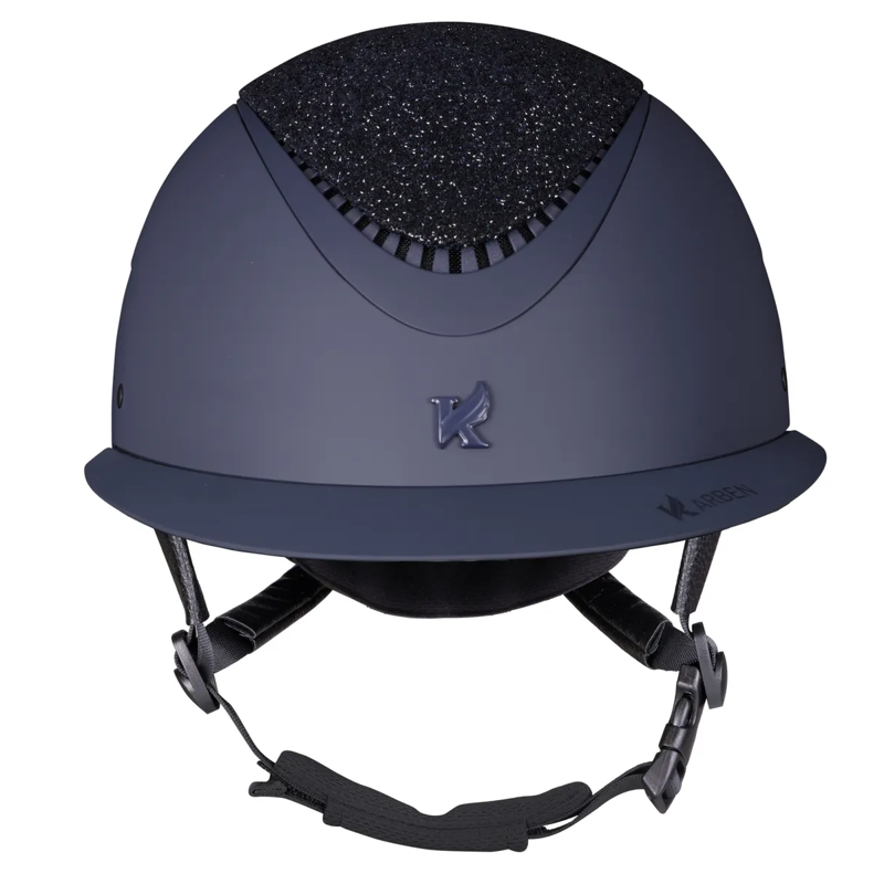 Shires Karben Lia Ellipse Riding Hat - Navy-1
