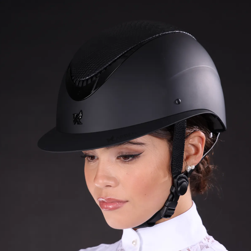 Shires Karben Lorah Ellipse Riding Hat - Black-5
