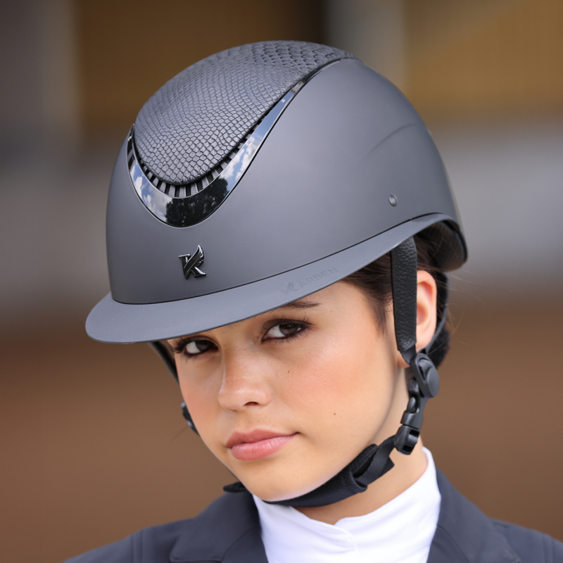 Shires Karben Lorah Ellipse Riding Hat - Black-6